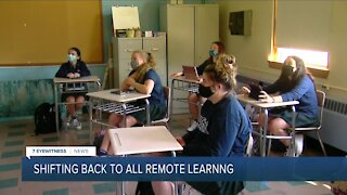 Schools in orange zone forced back into remote learning