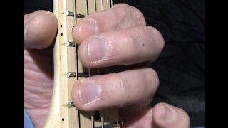 Using Pointer And Ring Finger To Fret Two Different Note, A Whole Step Apart