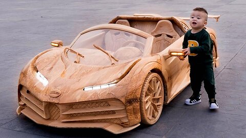 Wood car