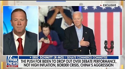 Rep Eric Schmitt: Shadow Government Won't Let Biden Step Down