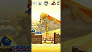 Super Mario Run 5-2 All Pink Coins