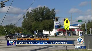 Suspect fatally shot by deputies overnight near Fort Pierce