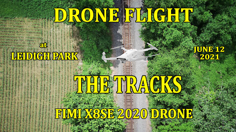 Drone Flight - The Tracks at Leidigh Park - June 12, 2021