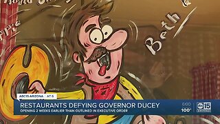 Restaurants defying Governor Ducey's order