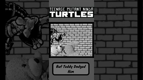 Teddy Goes Into A ninja Turtles Comic #shorts