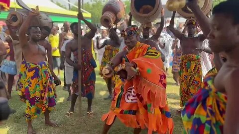 Ghanaian Culture #culture #traditional #dance #asantehene #ghana #dwpacademy #fyp