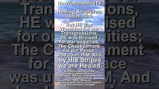 Healing Scriptures Concepts 📖 Isaiah 53:5 ✝️ By HIS Stripes We Are Healed 🙏#healingscriptures