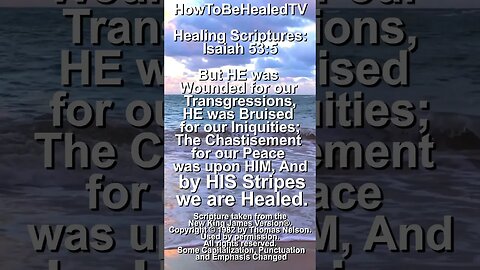 Healing Scriptures Concepts 📖 Isaiah 53:5 ✝️ By HIS Stripes We Are Healed 🙏#healingscriptures