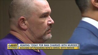 Hearing today for Michigan man accused of killing wife by spiking her cereal with heroin