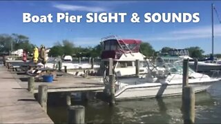Relaxing & Soothing Boat Marina Harbor Pier Sight & Sounds