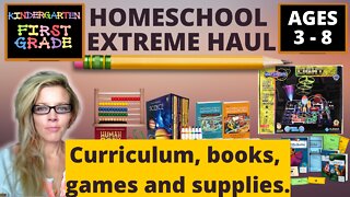 Homeschool Curriculum Haul, HUGE Amazon Book Outlet Homeschool Haul
