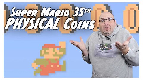 Super Mario 35th Collectable Nintendo 3 Piece Coin Set
