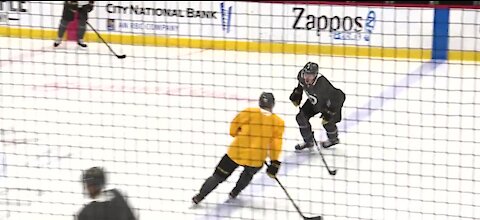 Vegas Golden Knights back on the ice this morning