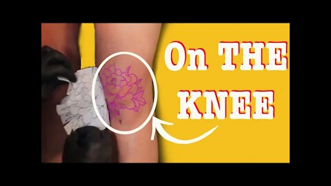 ✅How to place a stencil on the 💥KNEE!!💥