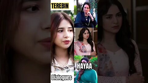 Tere Bin Or Hayaa k Dialogues ki Kahaniyaan 😆 #tkdvidzpr #shorts #terebin #sabeena