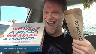 Dominos New Salmon and Prawn Supreme Pizza & Pepperoni Puff Roll Review