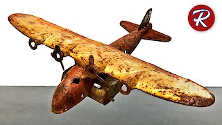 Vintage restorations: 1930's Wyandotte toy airplane