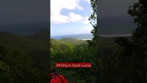 Views from ATV Trip in Saint Lucia