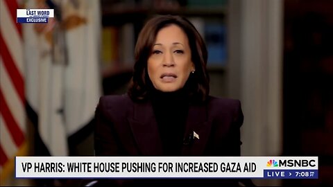 Kamala Tells Israel What To Do In Word Salad