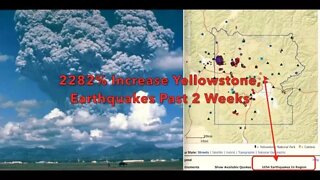 Its Hot - 2282% Increase in Earthquakes Around Yellowstone Past 2 Weeks - June 2017