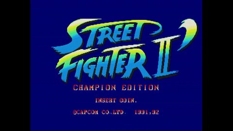 Street Fighter II' - Champion Edition (W, 920513) - Arcade - Live com MiSTer FPGA