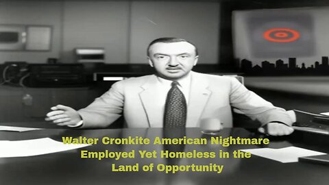 Walter Cronkite American Nightmare Employed Yet Homeless in the Land of Opportunity