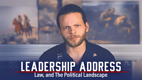 Patriot Front Leadership Address: Law, and The Political Landscape