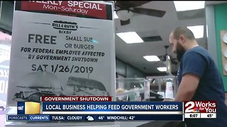 Local business helping feed government workers