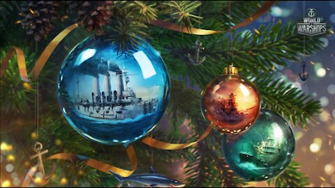 WOWS PTS 0.9.11-0.9.12 "Christmas port atmosphere"
