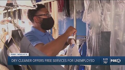 Free dry clean for job interviews