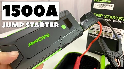 1500A Lithium-ion Portable Car Battery Jumpstarter by Bolt Power Unboxing