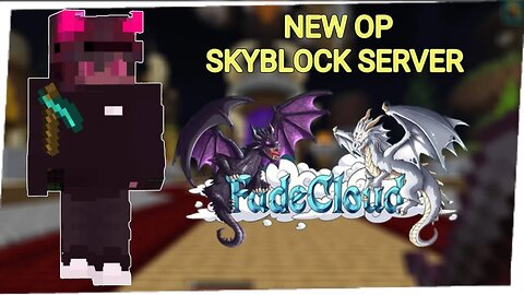 *BRAND NEW* OP SKYBLOCK SERVER! | FadeCloud SB Ep1