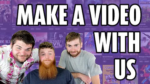 MAKE A VIDEO WITH US - LIVESTREAM