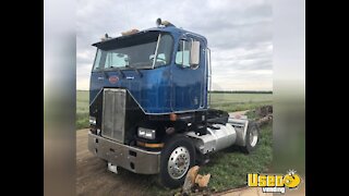 Ready to Work 1987 Peterbilt 587 Cabover Day Cab Semi Truck for Sale in California