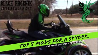 Top 5 Mods for a Can Am Spyder