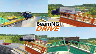 Cars vs Broken Bridge #1 – BeamNG.Drive beamng drive crashes beamngdrive