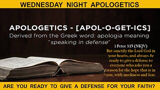 "Apologetics 101"