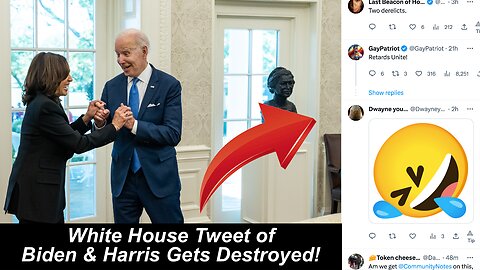 White House Tweet of Joe Biden & Kamala Harris Gets Destroyed!