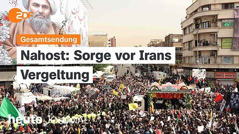 heute journal vom 01.08.2024 Gefangenenaustausch, Trauermarsch in Teheran | NACH24