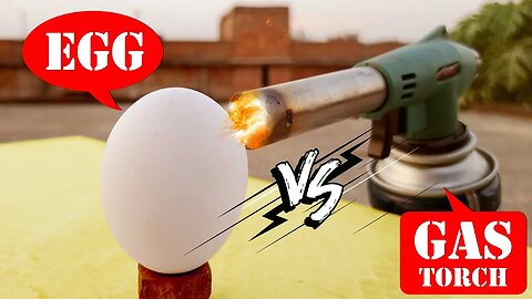 EGG VS GAS TORCH ||The Indian Factory