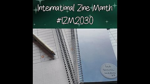 International Zine Month 2023 - Surprise Social Media Planner Post