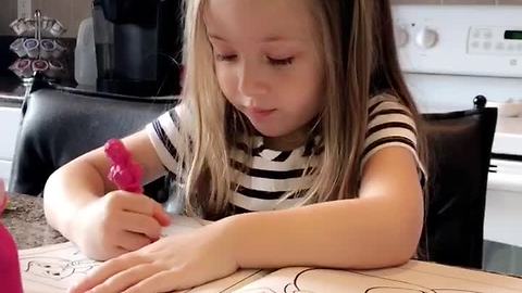 Little girl asked how first day of school was, gives priceless answer