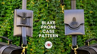 Blake Leather Phone Case DIY (Pattern in Description)