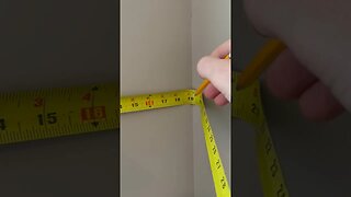 Measuring Tape Tip for Corners #shorts #diy