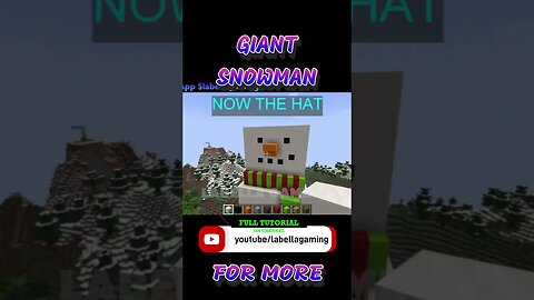 HUGE Snowman | Minecraft