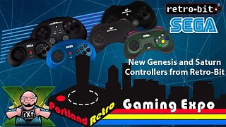 Retro Bit at PRGE 2018 - Exclusive Interview - Licensed Sega Genesis & Saturn Controllers & N64 Pad