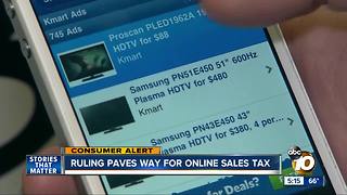 Online sales tax could become the norm