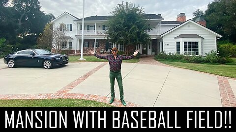 $13MILLION MANSION WITH A BASEBALL FIELD!!