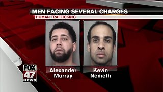 Two Lansing men face human trafficking charges