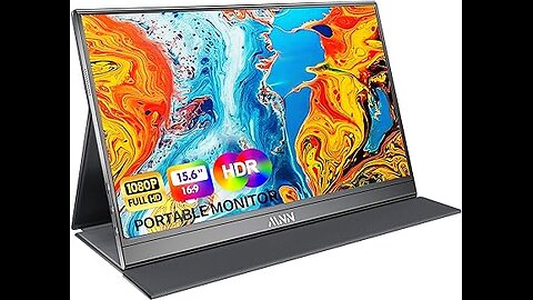 Portable Monitor 15.6inch FHD 1080P USB C HDMI